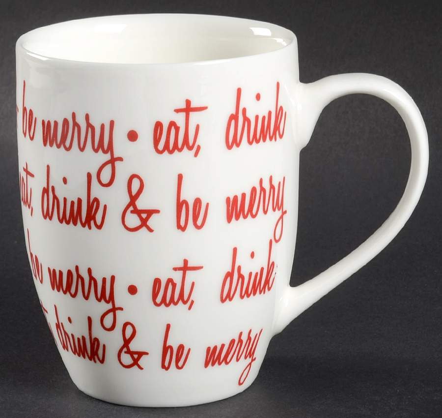 Be Merry Red Mug by Ciroa-1