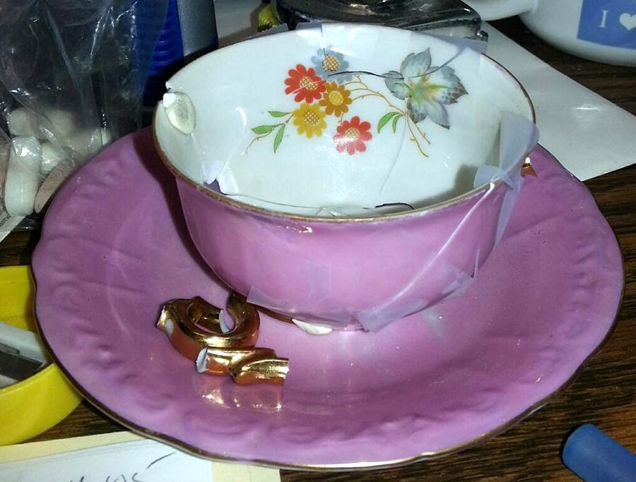 CIQ18 Flat Cup & Saucer Set by CICO (Germany)-1