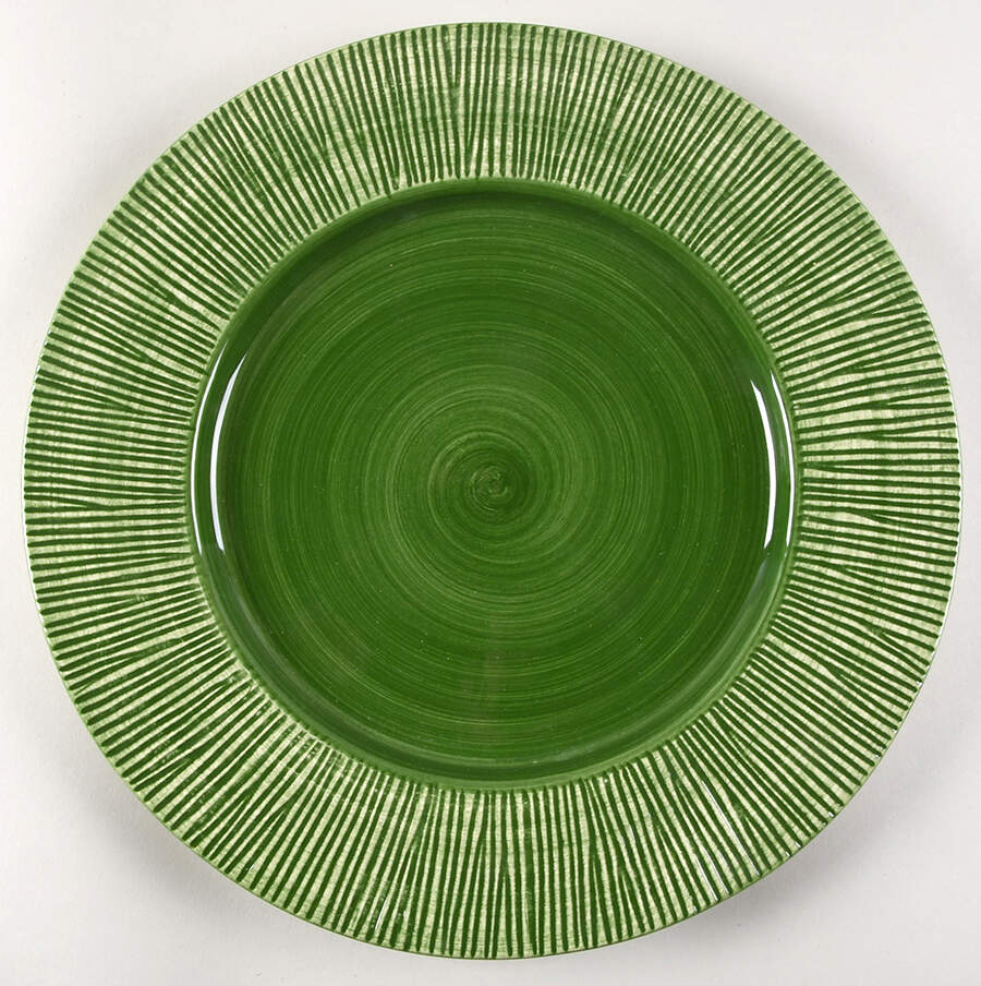 Straw (Service Plates) Service Plate (Charger) by C E Corey-1
