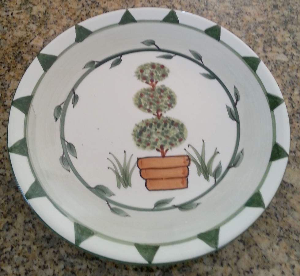 Topiary Dinner Plate by Cardinal Inc-1