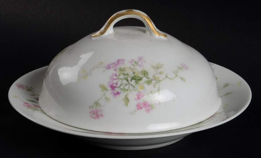 CHF1891 Round Covered Butter by Charles Field Haviland-1