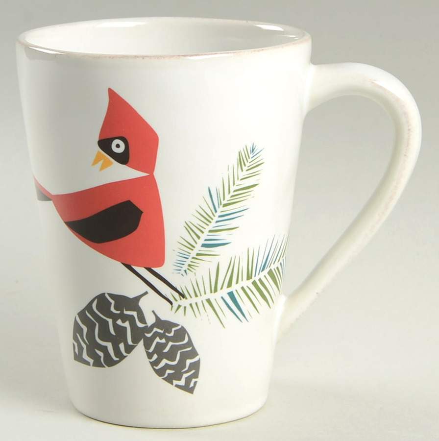Marin Winter Birds Mug by Crate & Barrel-1