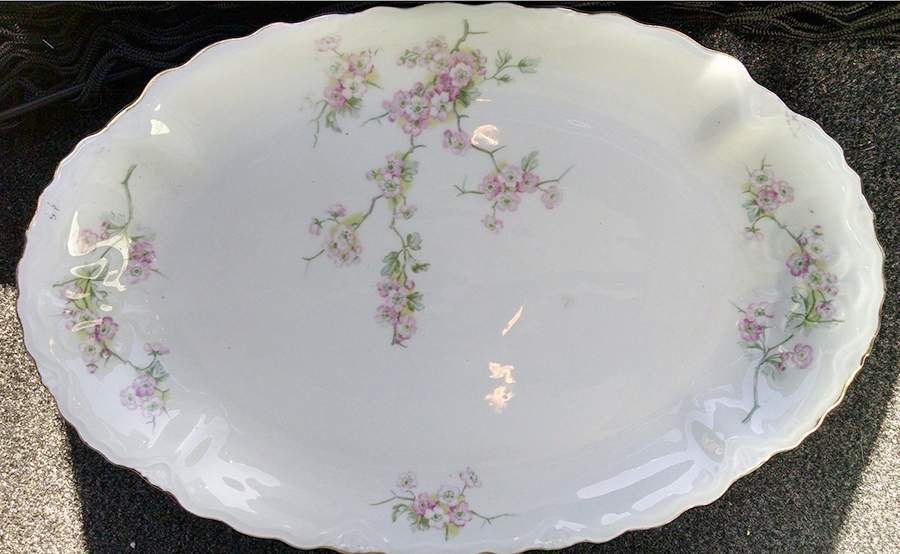 CTI241 12" Oval Serving Platter by Carl Tielsch-1