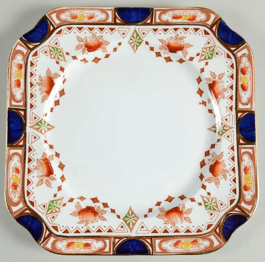4112 Square Luncheon Plate by Colclough-1