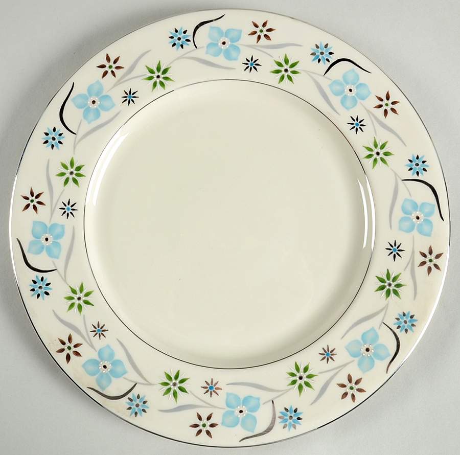 Starflowers Dinner Plate by Castleton (USA)-1