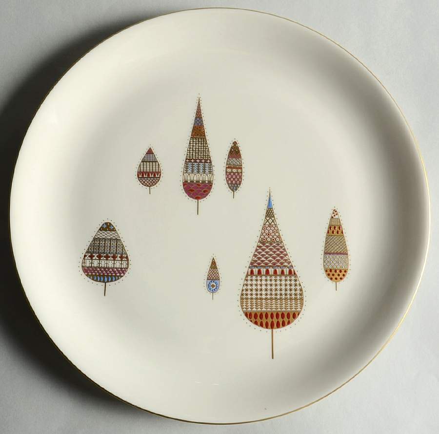 Persian Gardens Dinner Plate by Castleton (USA)-1