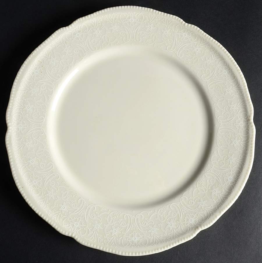 Snowflower (No Trim) Dinner Plate by Castleton (USA)-1