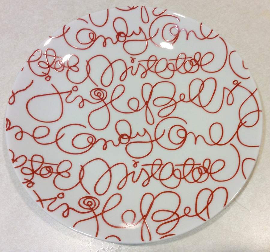 Artwork Dinner Plate by Crate & Barrel-1