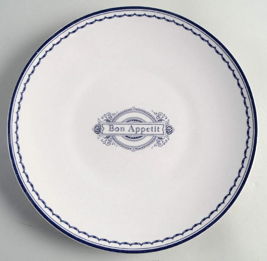 Bon Appetit Dinner Plate by Culinary Arts-1