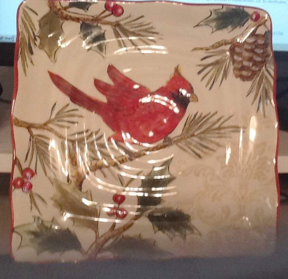 Winter Collage Dinner Plate by Maxcera Corp-1