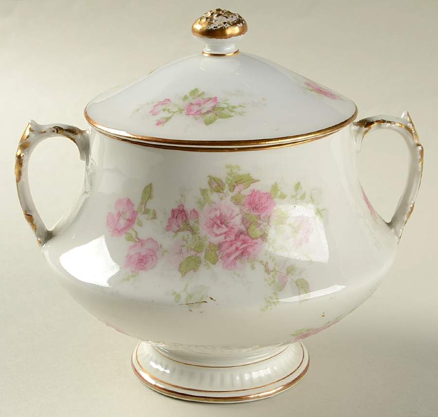 CHF1895 Sugar Bowl & Lid by Charles Field Haviland-1