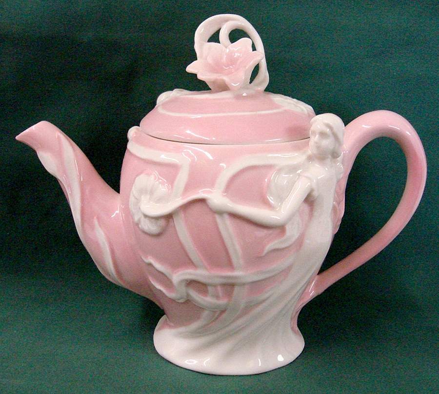 CX764 Teapot & Lid by China (Made in China)-1