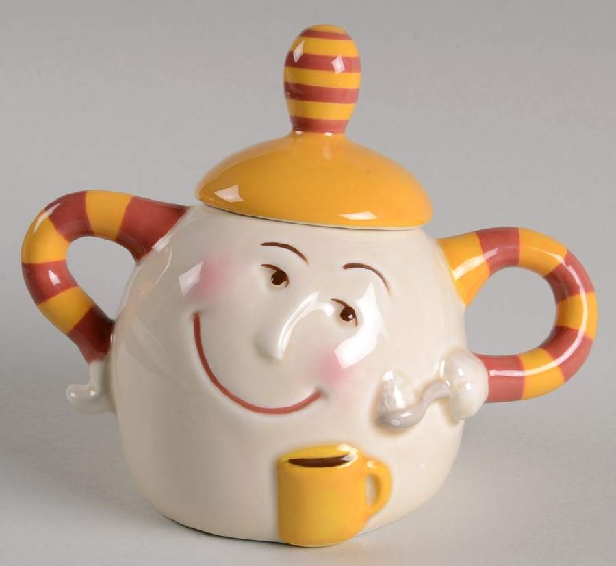 Java Joe Sugar Bowl & Lid by Clay Art-1