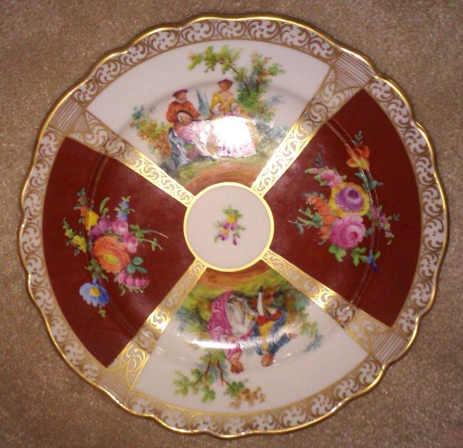 CZE297 Luncheon Plate by Czechia-Czechoslovakia-1