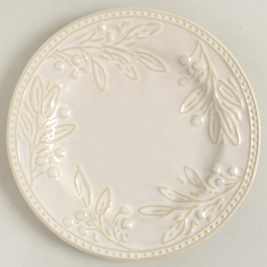 Bianca Ivory Salad/Dessert Plate by Certified International-1
