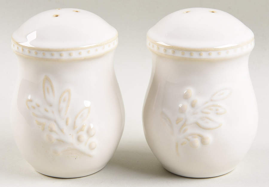 Bianca Ivory Salt & Pepper Set by Certified International-1