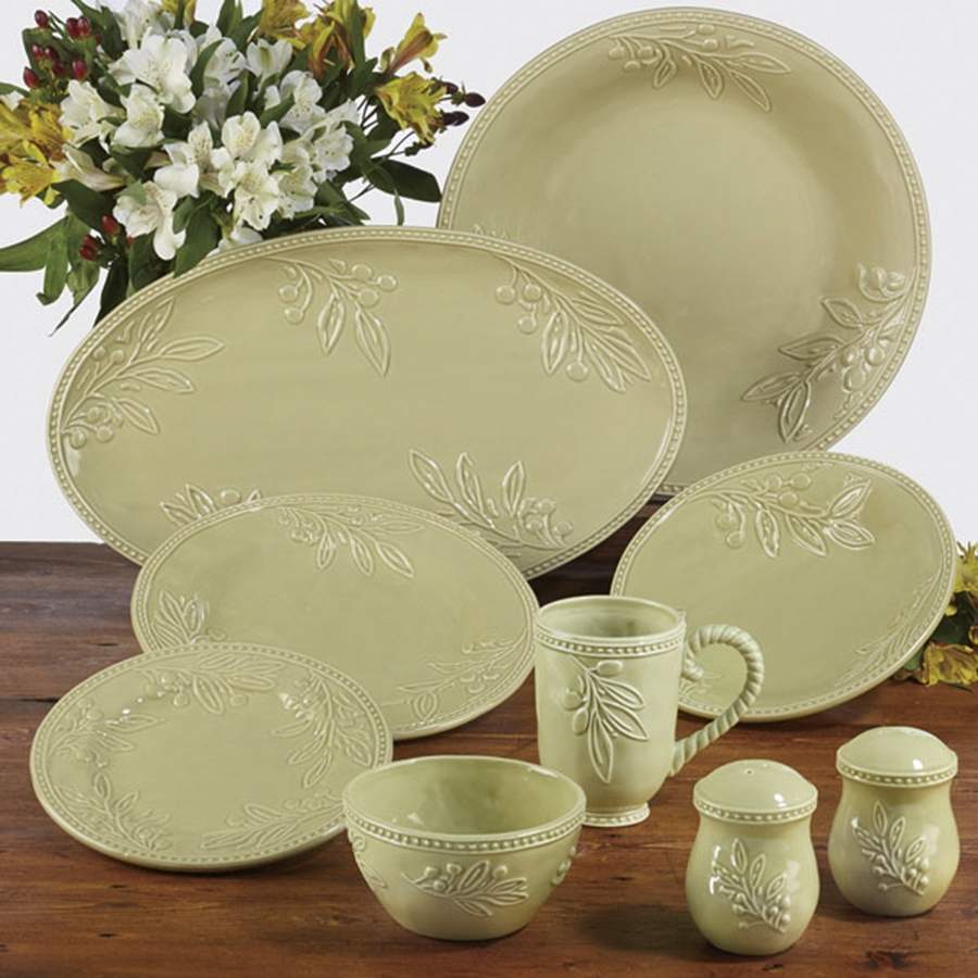 Bianca Green Dinner Plate by Certified International-1