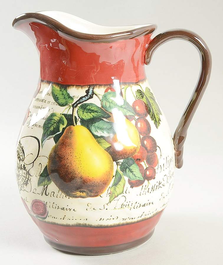 Botanical Fruit 96 Oz Pitcher by Certified International-1