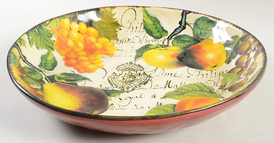 Botanical Fruit 12" Pasta Serving Bowl by Certified International-1