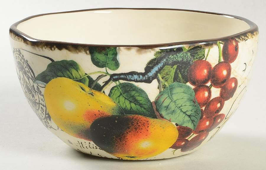 Botanical Fruit Individual Ice Cream Dish by Certified International-1