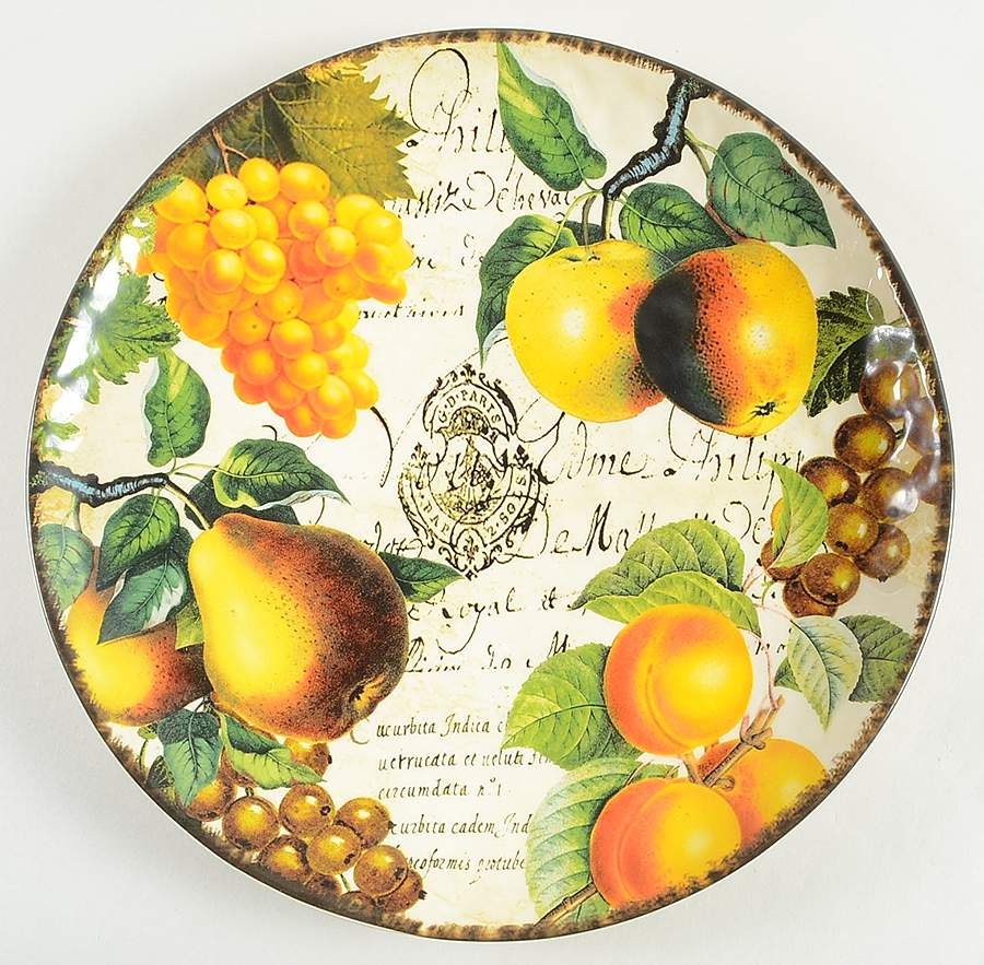 Botanical Fruit 14" Chop Plate (Round Platter) by Certified International-1