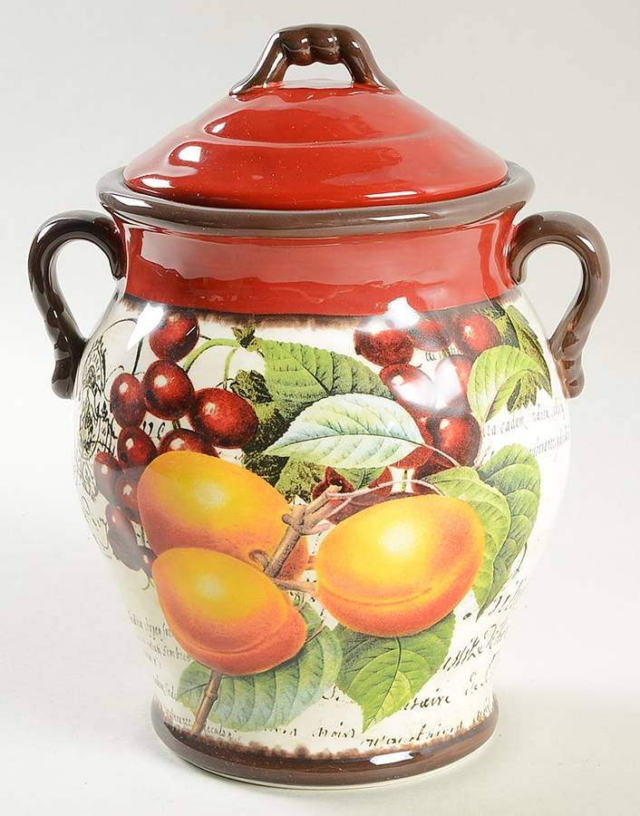Botanical Fruit Small Canister & Lid by Certified International-1