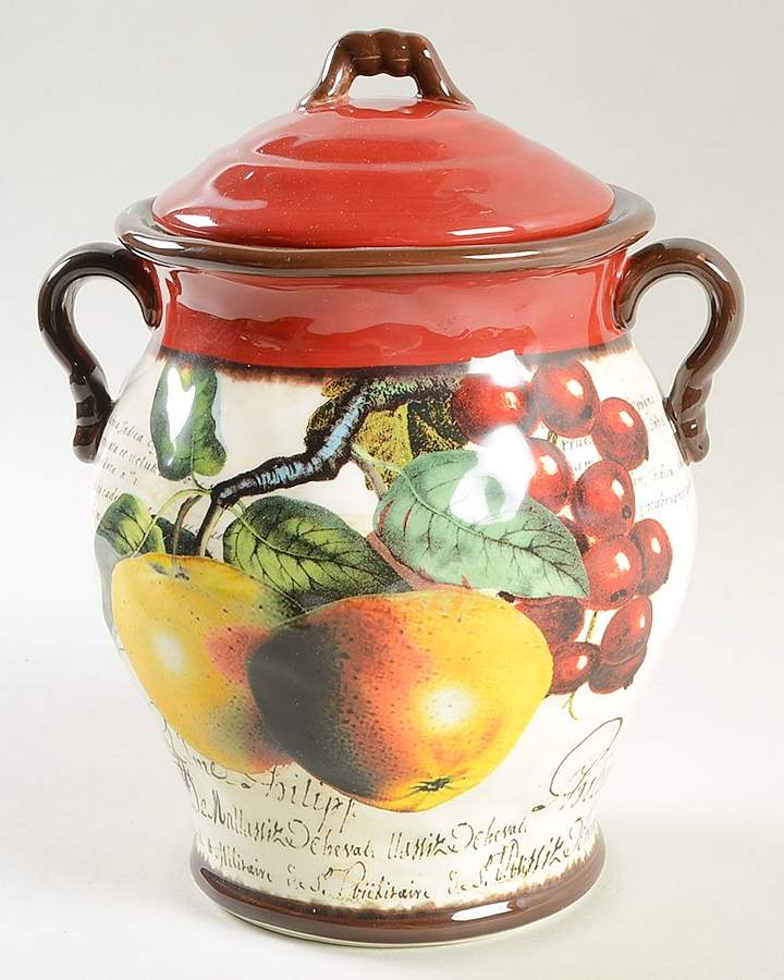 Botanical Fruit Medium Canister & Lid by Certified International-1