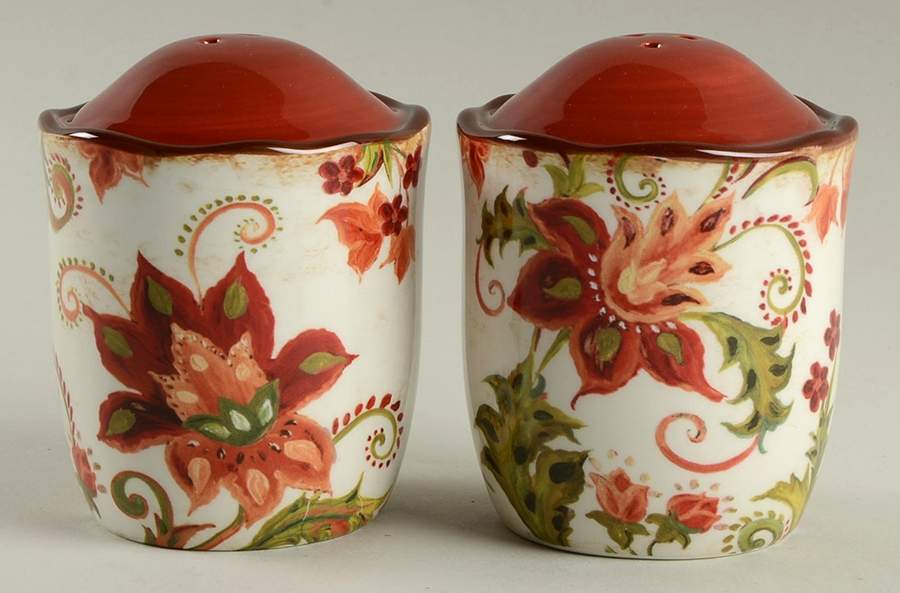 Spice Flowers Salt & Pepper Set by Certified International-1