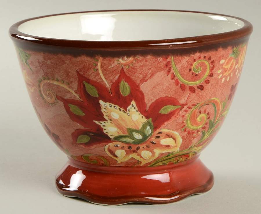 Spice Flowers Individual Ice Cream Dish by Certified International-1