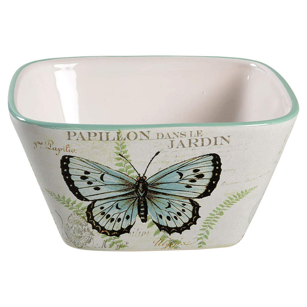 Tuileries Garden Individual Square Ice Cream Dish by Certified International-1