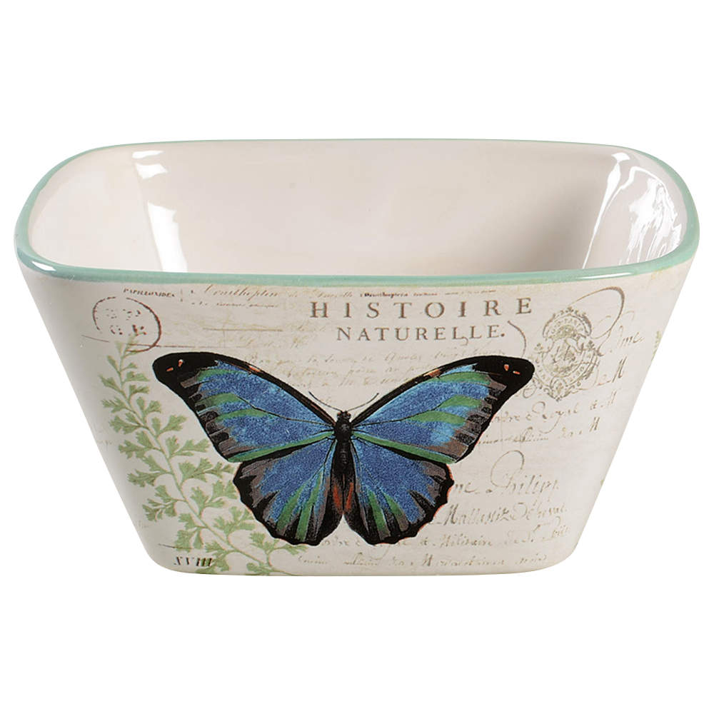 Tuileries Garden Individual Square Ice Cream Dish by Certified International-1