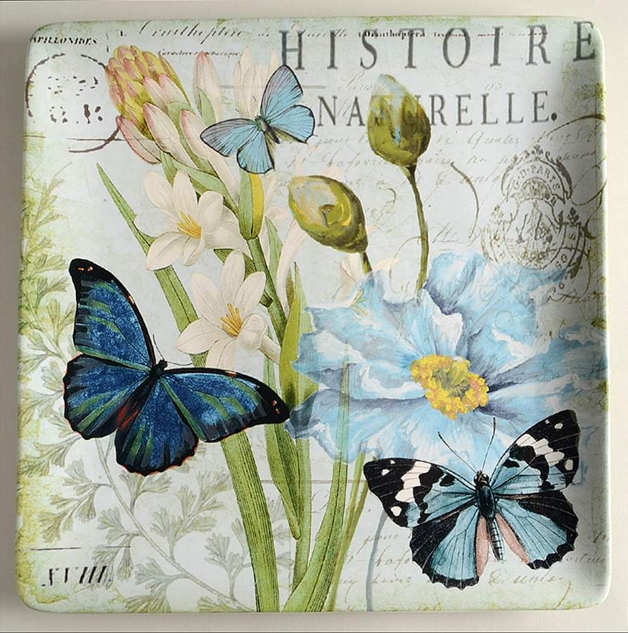 Tuileries Garden 14" Square Platter by Certified International-1
