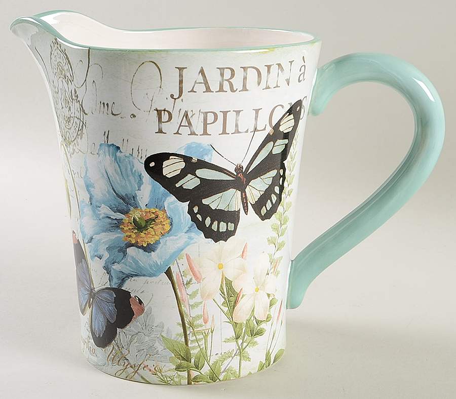 Tuileries Garden 96 Oz Pitcher by Certified International-1