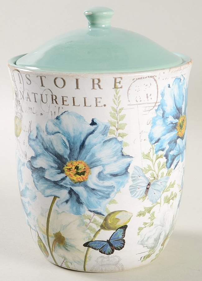 Tuileries Garden Small Canister & Lid by Certified International-1