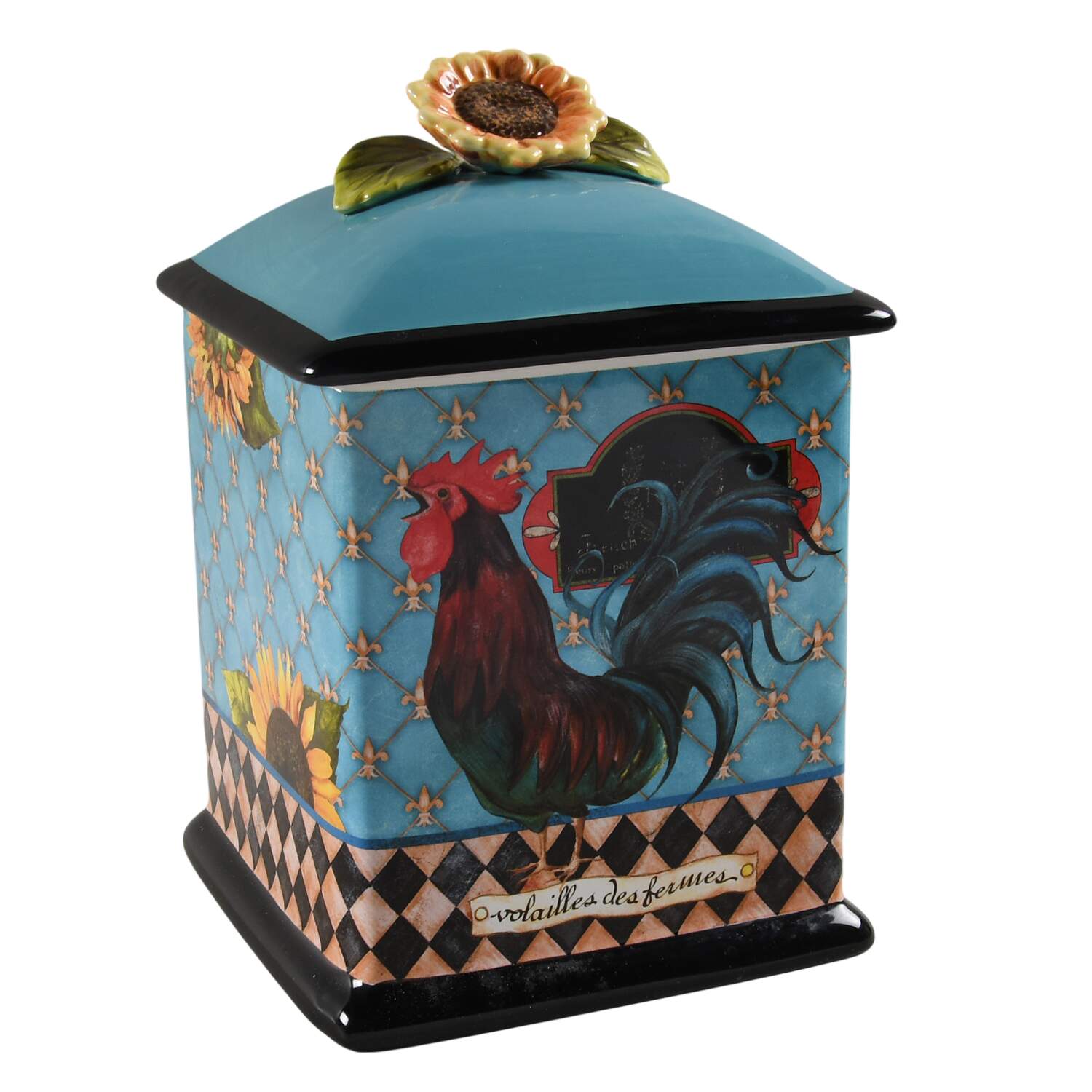 French Barnyard Large Canister & Lid by Certified International-1
