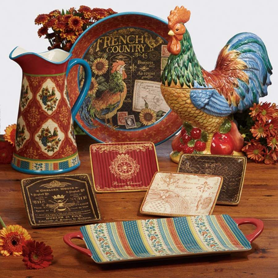 French Country Figural Cookie Jar & Lid by Certified International-1