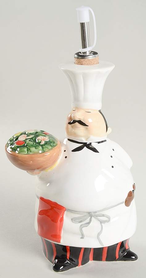 Chef's Special Figural Oil Jar & Drizzle Spout by Certified International-1