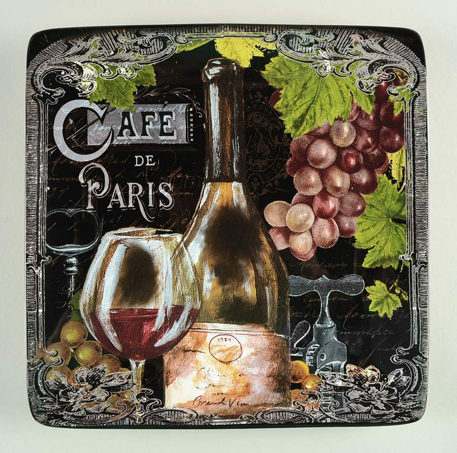 Grand Vin Square Dinner Plate by Certified International-1