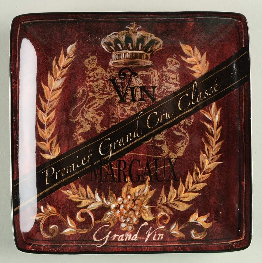 Grand Vin Square Canape Plate by Certified International-1