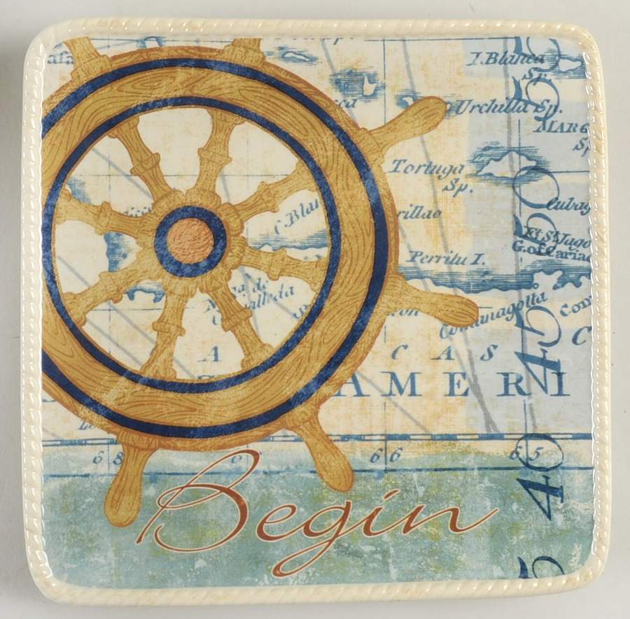 Mariner Square Salad/Dessert Plate by Certified International-1