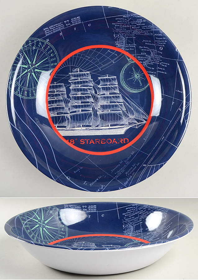 Pier 45 13" Melamine Salad Serving Bowl by Certified International-1