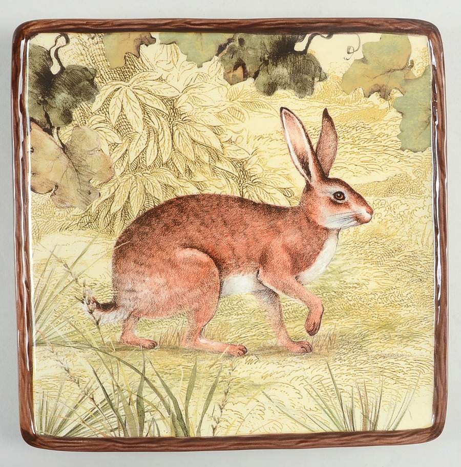 Rustic Nature Square Salad/Dessert Plate by Certified International-1