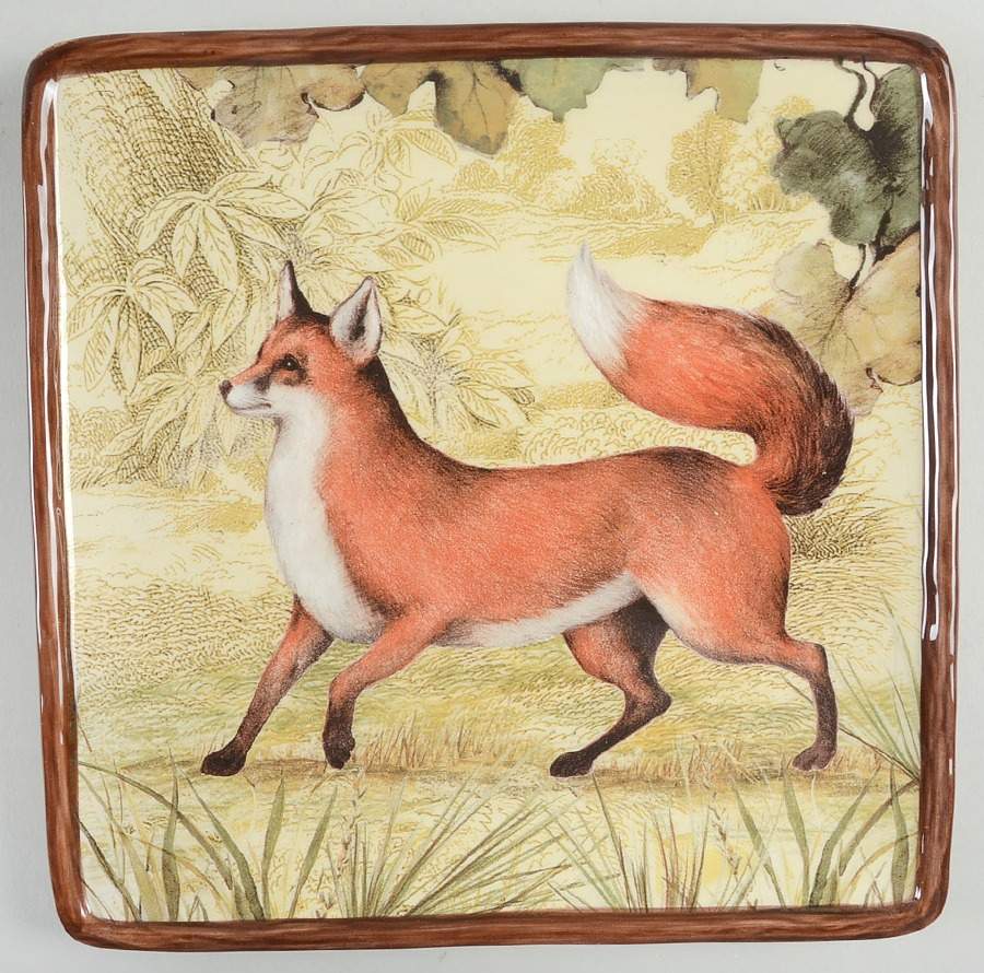 Rustic Nature Square Salad/Dessert Plate by Certified International-1