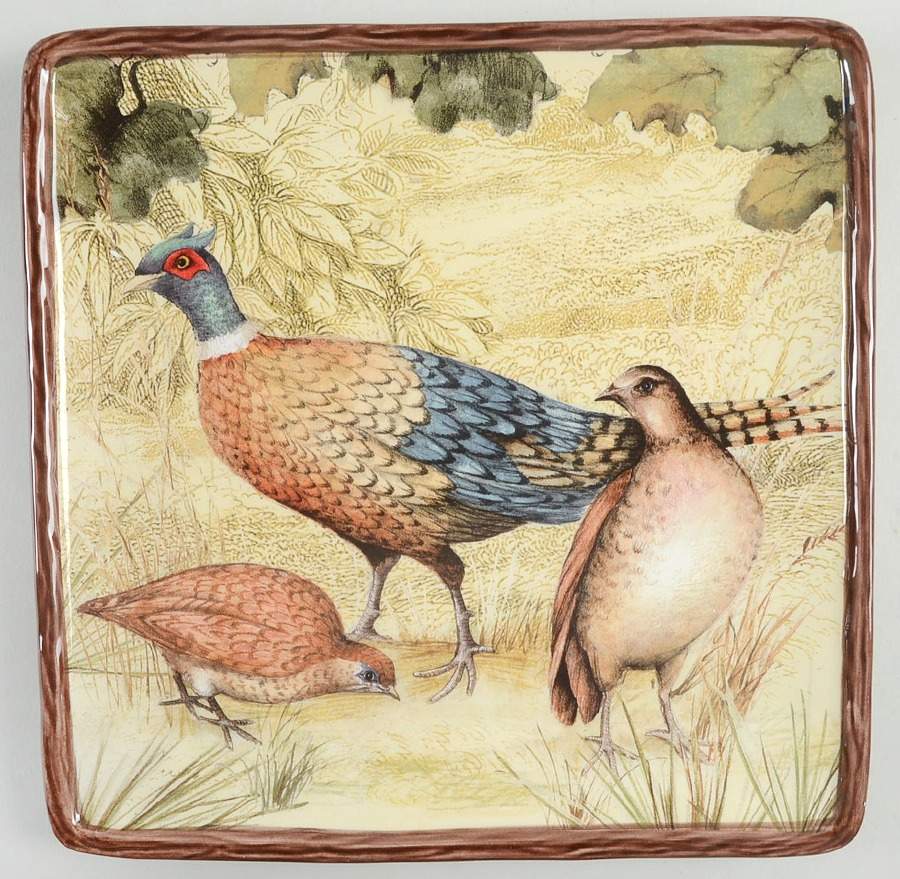 Rustic Nature Square Salad/Dessert Plate by Certified International-1