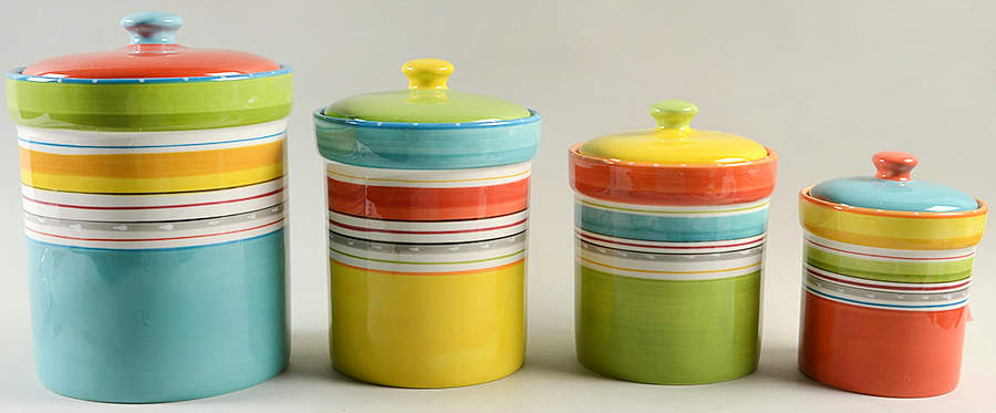 Mariachi (4 Piece) Canister Set (Box Set) by Certified International-1
