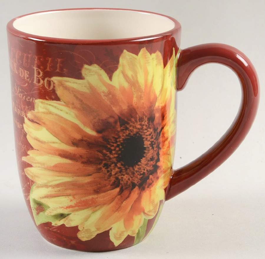 Paris Sunflower Mug by Certified International-1