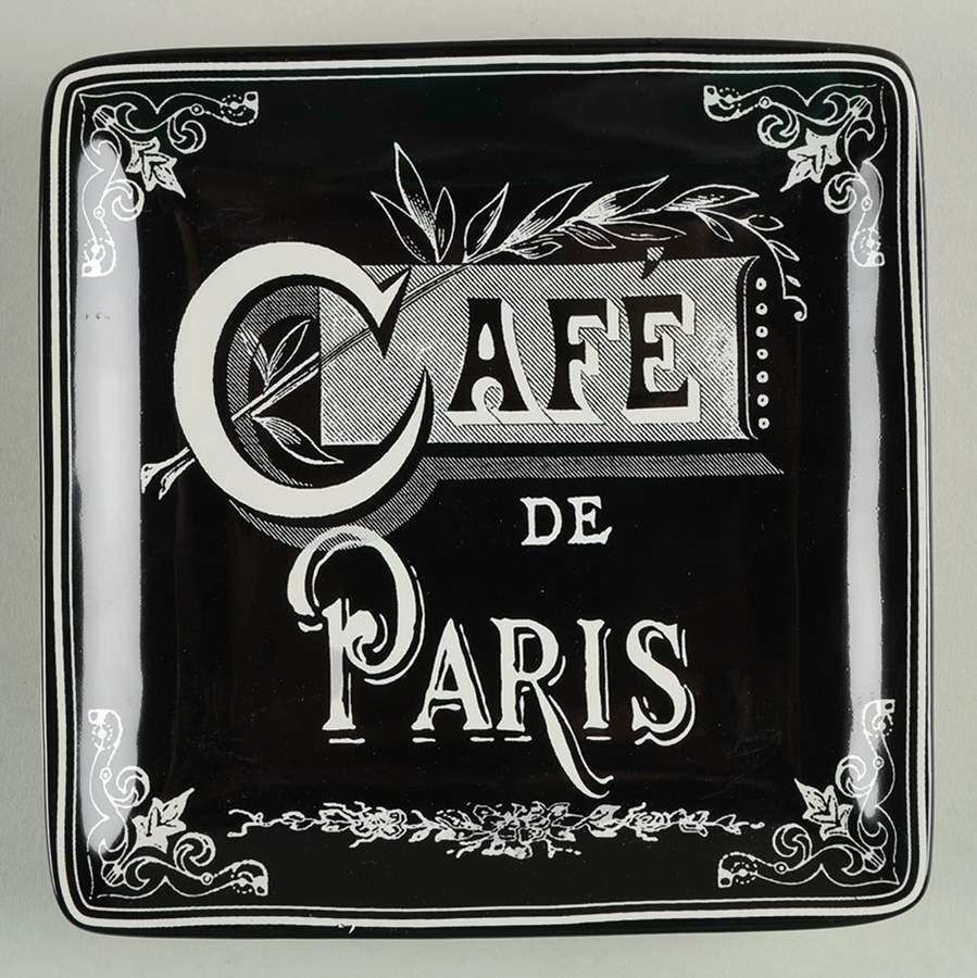 Paris Travel Square Canape Plate by Certified International-1