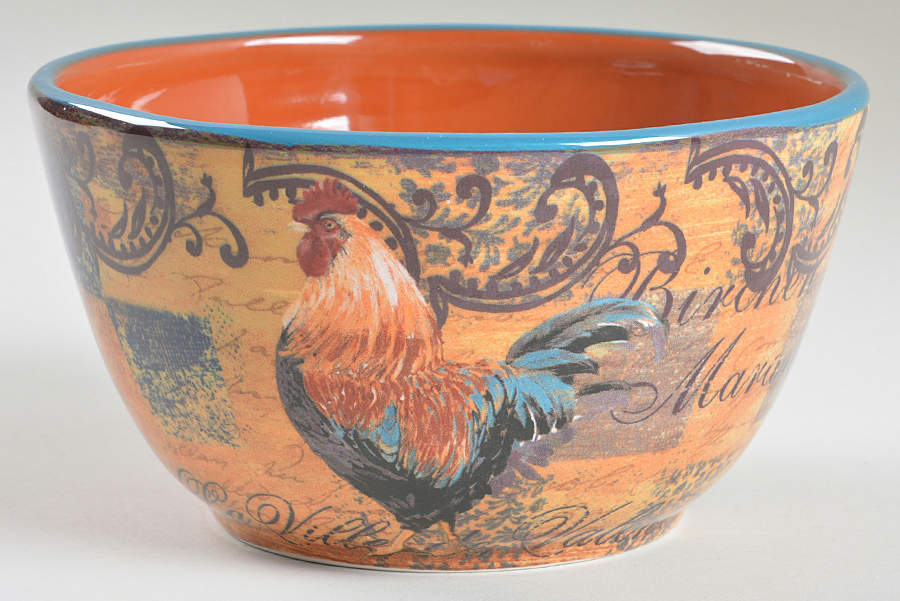 Rustic Rooster Individual Ice Cream Dish by Certified International-1
