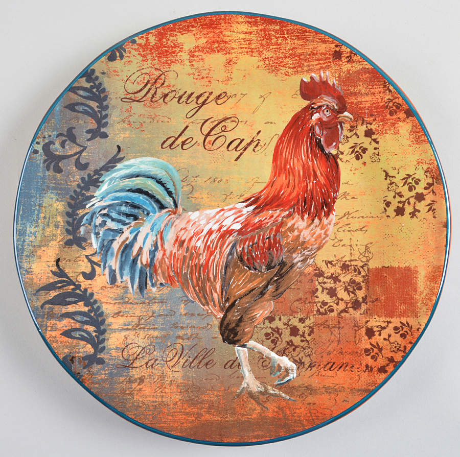 Rustic Rooster Dinner Plate by Certified International-1