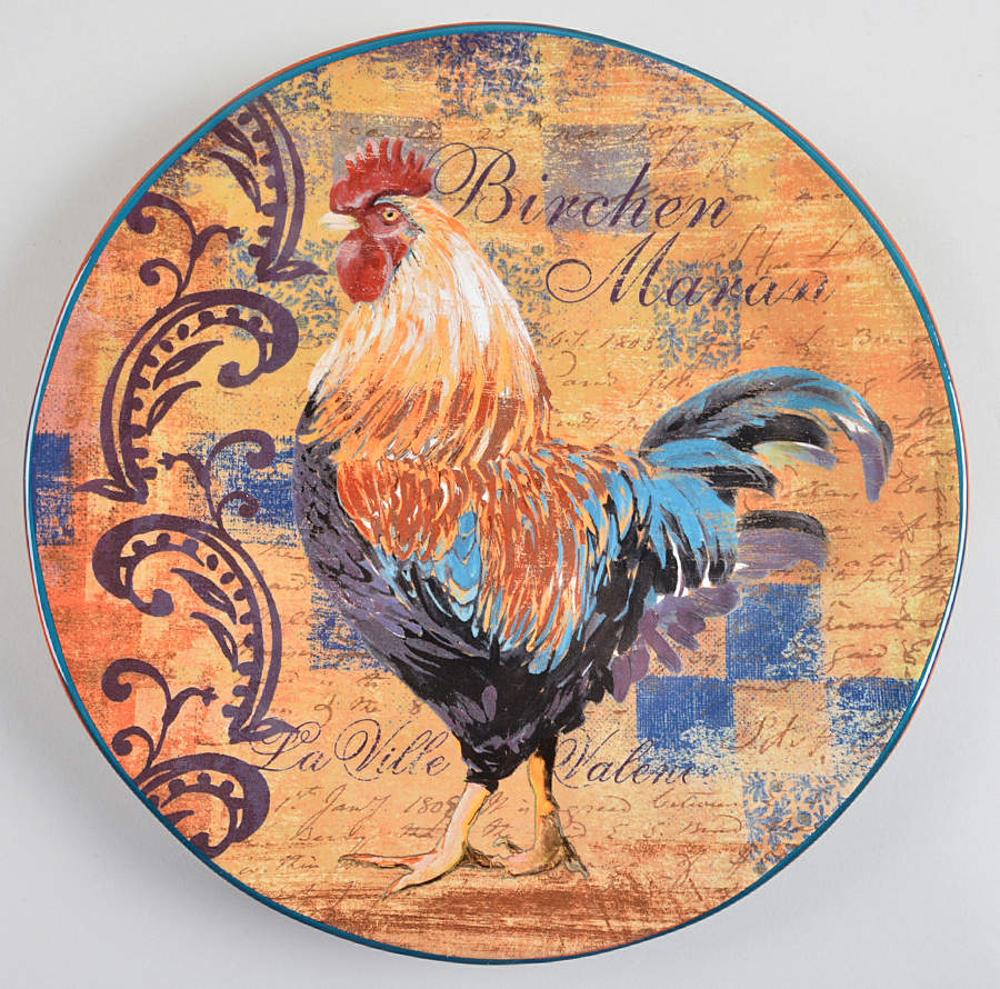 Rustic Rooster Dinner Plate by Certified International-1